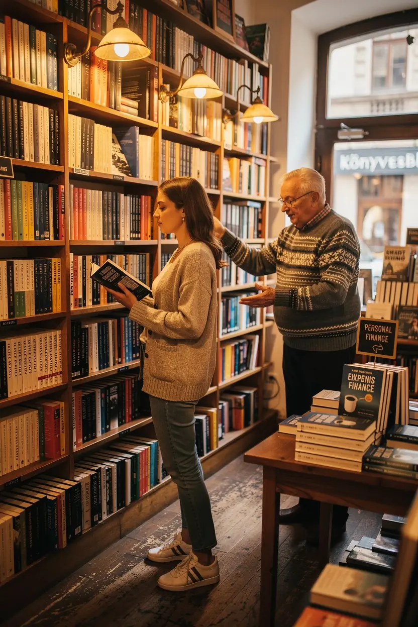 Könyvek, amelyek a személyes pénzügyek kezelésére adnak hasznos tippeket.